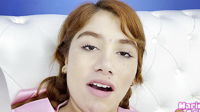 Innocent redhead's first time BBC in her arse