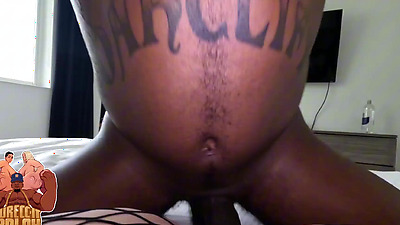 Whore Nympho Qos Gets Spitroasted By BBC While Cuck Husband Records