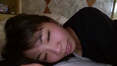 Petite Japanese Step-Sister <censored> to Taboo Creampie Fuck at Overnight in one Room at Holiday Trip