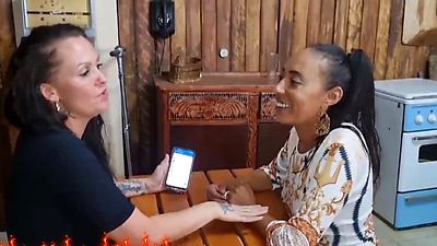 My naughty neighbors watch my porn videos, And find an excuse to fuck me, I even fucked my arse