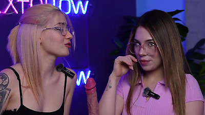 XXXfollow #1 Emma Fiore & Dani Ortiz- JOI, sloppy blowjob, hot kisses and big tits- Podcast