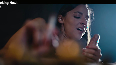 Smoking Fetish - Amirah Adara Handjobs Big Hard Dick While She Smokes On It