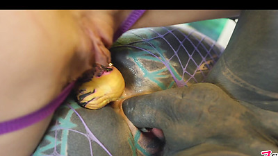 Anuskatzz Is Getting Stuffed With Lily Lus Shaft And Miss Floras Strapon