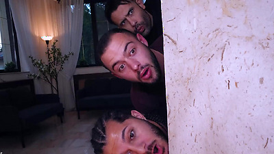 FIRST DAP for Lady Buxxx! Dirty group sex with two hot chicks Daniela Ortiz & Lady Buxxx getting double anal penetration EKS485