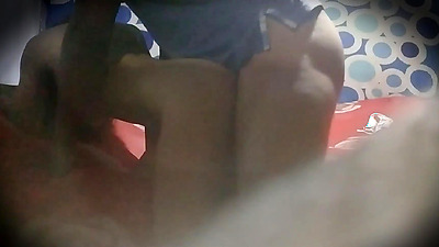 Argentinian college babe with big booty moans while fucking with her lover