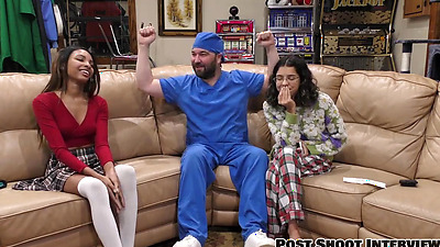 Student Gets Mandatory Hitachi Orgasm - Solana