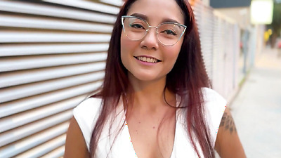 PutaLocura - Beautiful Colombian Allison Sweet swallows Torbe's cum in Pilladas