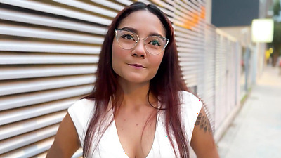 PutaLocura - Beautiful Colombian Allison Sweet swallows Torbe's cum in Pilladas