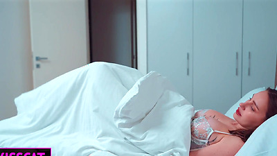 Please, dont cum inside stepmom! Stepson came to stepmother's while stepfather at the shower