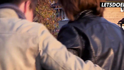 Marina Visconti Fucks Her Coworker On Christmas - LETSDOEIT