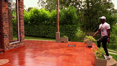 Bail bondsman seeks out his client to collect the fee and ends up paying for it with his wife's tight pussy