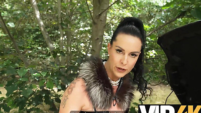 VIP4K. Hot mature brunette Texas Patti knows how to turn on men in public