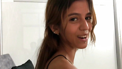 My slutty stepsister likes to ride my penis.