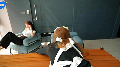 Honey, this is Our Maid and She's Gonna Serve Your Cock. Cheating on My Wife in Front of Her