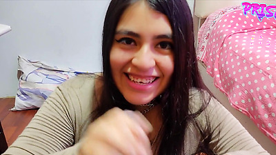 What did I do? Working as a babysitter, I sucked my boss's dick! His wife almost discovered us!