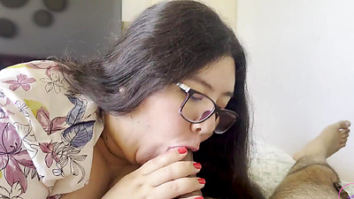 Lizren - I call my husband while I suck his friend's dick