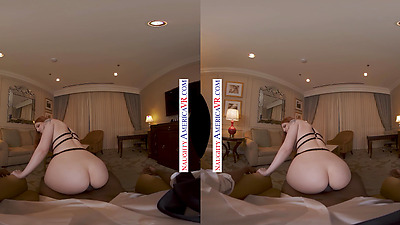 Redhead Cutie Scarlett Mae Helps You Forget About Work By Enjoying Her Wet Pussy