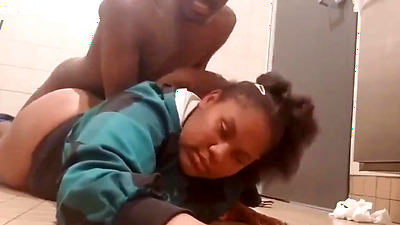 SLUTTING OUT WALMART EMPLOYEE IN BATHROOM