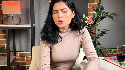 Roleplay- Your colombian Step Mother gets shocked by your Cock