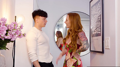 MOMMY'S BOY - Jealous Stud Wants Hot Stacked Redhead Stepmom Sophia Locke All For Himself - Sophia Sterling