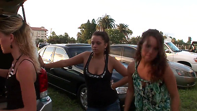Night Out With Extremely Hotandwild Party Girls Flashing Naked In Public