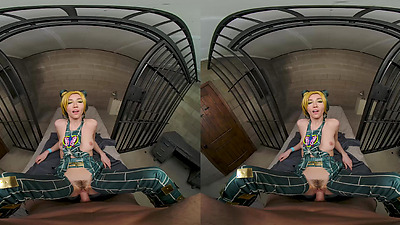 Maya Woulfe As Jolyne Cujoh Clearly Has A Thing For Prison Guards In Jojo's Bizarre Adventure