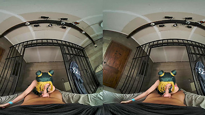 Maya Woulfe As Jolyne Cujoh Clearly Has A Thing For Prison Guards In Jojo's Bizarre Adventure