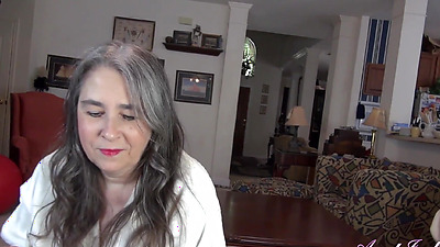 Aunt Judy's - Your Mature Hairy Step-Aunt Grace Shares Your Ice Cream & Sucks Your Dick (POV)