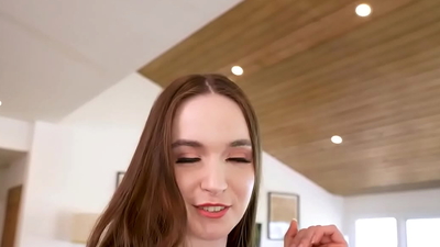 Hazel Moore's Petite And Sweet Tits And Curvy Booty Are The Perfect Gift For Her BF's Birthday