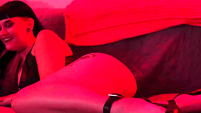 Goth GF Tiffany Nackle Rides BBC While Talking To Her BF