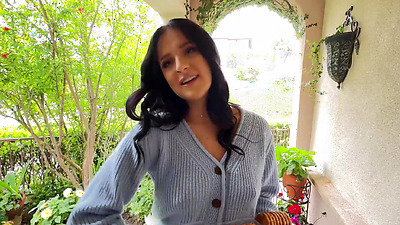 Big Tits, Black Hair, and Serena Sterling’s Insatiable Appetite on PornDudeCasting