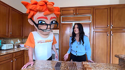 Big Tits, Black Hair, and Serena Sterling’s Insatiable Appetite on PornDudeCasting