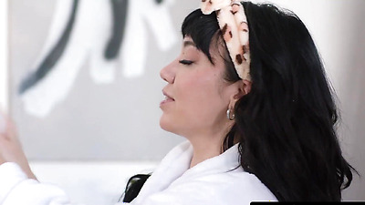 GIRLSWAY - Naturally Stacked Chloe Surreal Is Caught By Both Stepmoms Danielle Renae & Little Puck