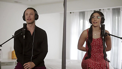 Fine Brunette Madison Wilde & Brad Newman Rip A Page From The Karma Sutra