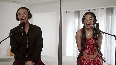 Fine Brunette Madison Wilde & Brad Newman Rip A Page From The Karma Sutra