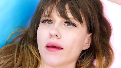 Sexy blonde model shows her amzing body