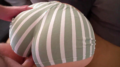 Fucked my stepsister through a hole in her shorts, her torn shorts turned me on