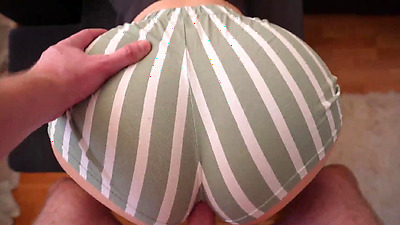 Fucked my stepsister through a hole in her shorts, her torn shorts turned me on