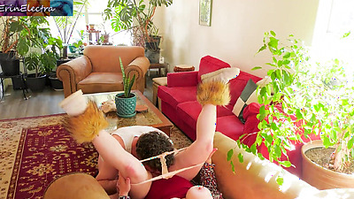 Stepmom convinces stepson to enjoy her body and cum inside her