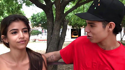 My LITTLE stepsister PALIANY heard the rumor that I have a very big cock and she wants to know the FULL STORY