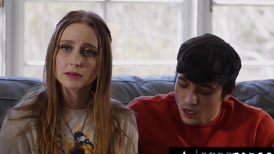 PURE TABOO Naive Laney Grey Is <Censored> Into Offering Virginity To Boyfriend & Their Sex Therapist