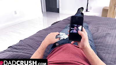 Raunchy Stepmom Jerks Her Husband Off But Uses A Pair Of Their Own Step-daughter's Little Panties - Kenzie Taylor