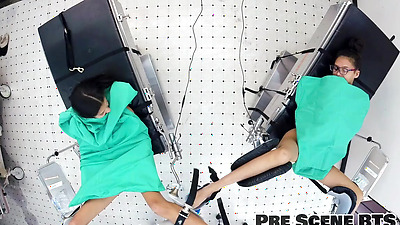 StepSisters Aria Nicole & Angel Santana's Pussy Gets Blasted With Cum, Nurses POV Version