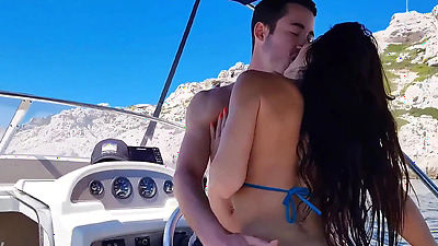 I fuck Clea Gaultier on my boat