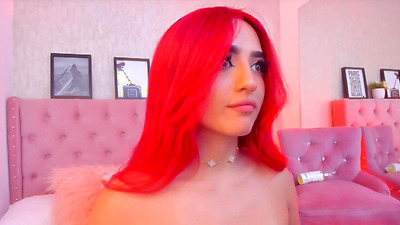 Red-Haired Girl Squirts On Her Camshow