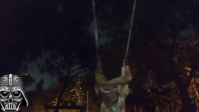 Lots of whoredom caught on the streets of Curitiba during Christmas with Santa in horns