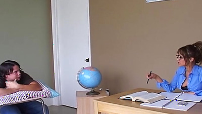 Stephanie Tripp Fucking In The Desk With Her Petite - Juliana Grandi