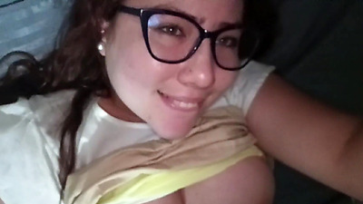 I'm so horny on the bus that I come home to cum