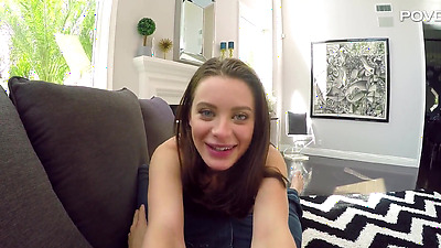 Sexy Stepsister Lana Rhoades Gets Caught Masturbating By Her Stepbrother