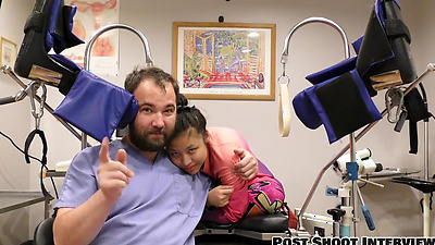 Raya Nguyen Sucks Cock And Gets Fingered By Doctor